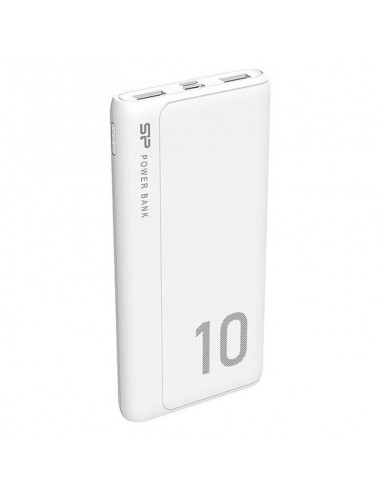 Power Bank Silicon Power Gp15 10 000 mAh Blanc(SP10KMAPBKGP150W)