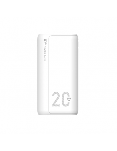 Power Bank Silicon Power Gp15 20 000 mAh Blanc(SP20KMAPBKQS150W)