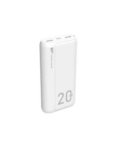 Power Bank Silicon Power Gp15 20 000 mAh Blanc(SP20KMAPBKQS150W)
