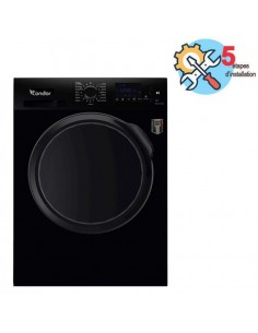Machine à laver Frontale Condor 9 Kg 1200 trs / Noir F912IB