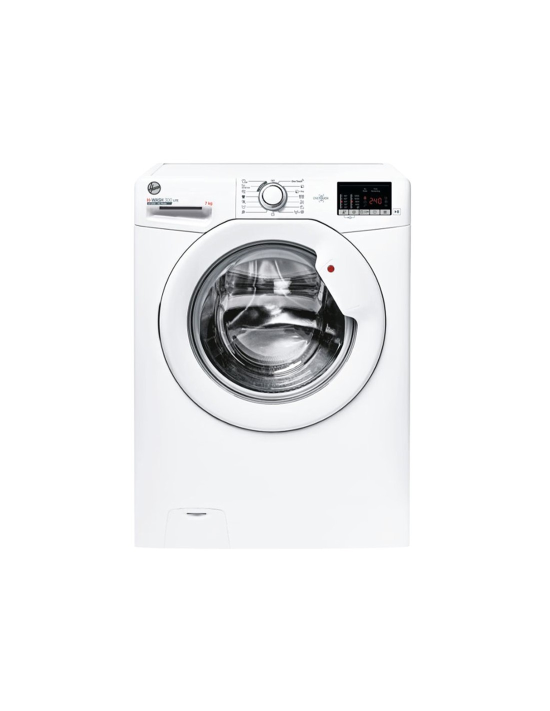 Machine à Laver Hoover H3W072D-04 7Kg Blanc vue face