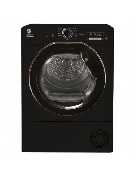 Sèche-linge frontal Hoover 8KG noir avec tambour 125 litres