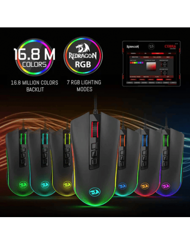 Souris Gamer REDRAGON COBRA (M711-2) Souris Gamer REDRAGON COBRA (M711-2)