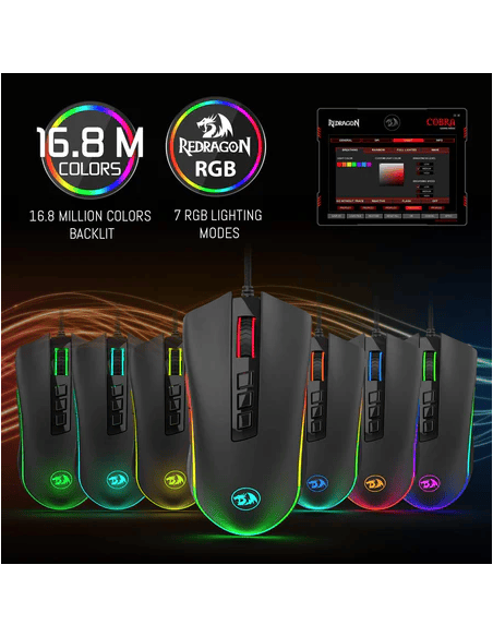 Souris Gamer REDRAGON COBRA (M711-2) Souris Gamer REDRAGON COBRA (M711-2)