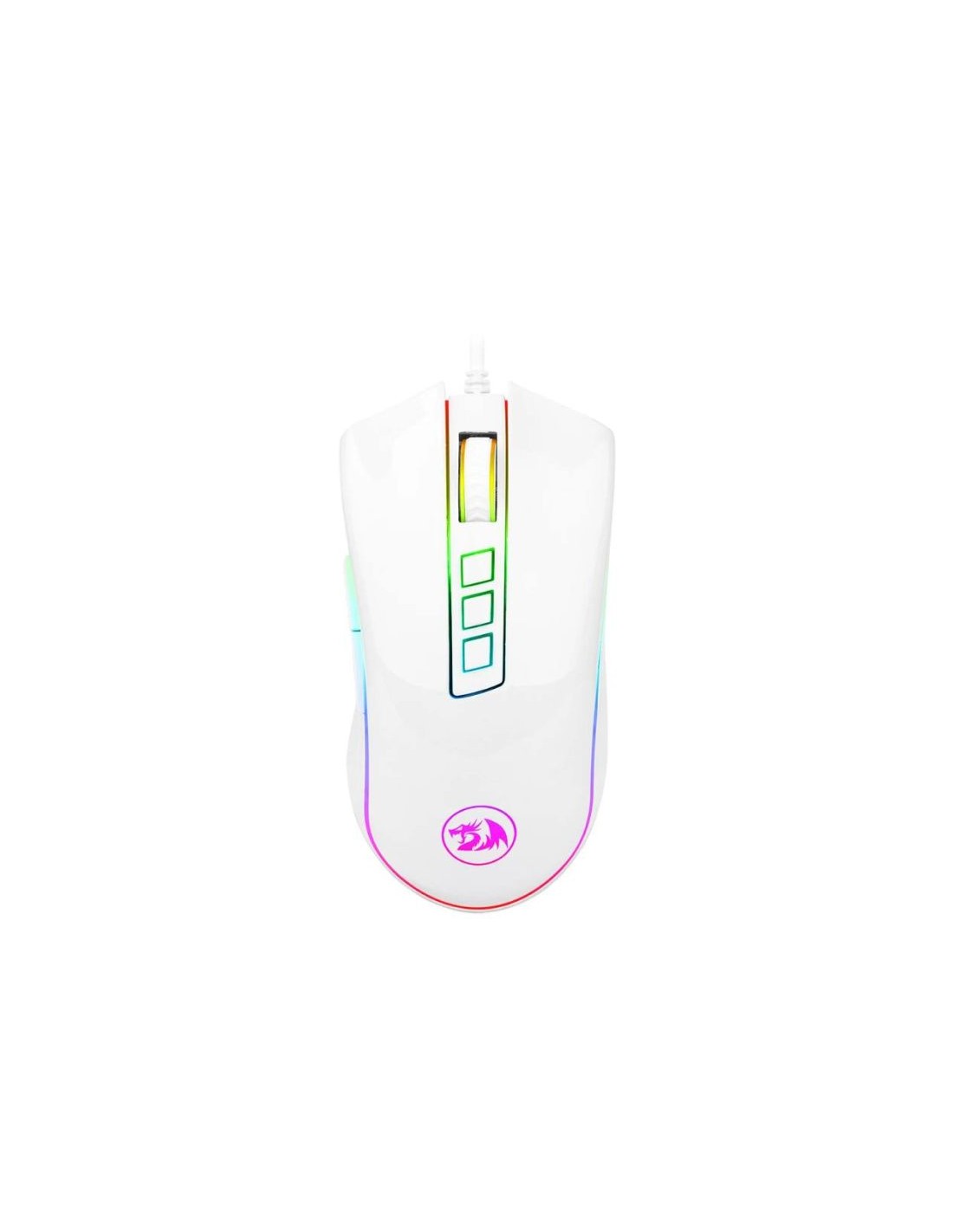REDRAGON COBRA M711 White RGB : Alliez Précision et Esthétique Gaming