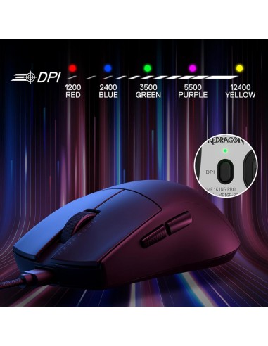 Souris Gamer Redragon King M724 Noir(M724) Souris Gamer Redragon King M724 Noir(M724)
