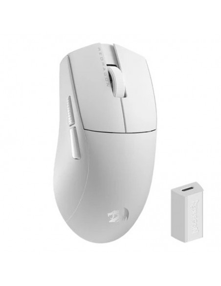 Souris Gamer Redragon K1NG Sans-Fil 4K Pro M916 PRO Blanc(M916W-PRO-4k)