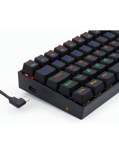 Clavier Gamer Mécanique REDRAGON Lakshmi K606R RAINBOW Switch Rouge(K606-R)