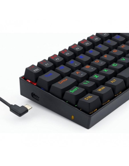 Clavier Gamer Mécanique REDRAGON Lakshmi K606R RAINBOW Switch Rouge(K606-R)