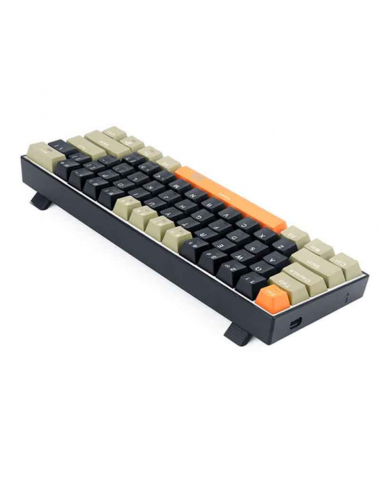 Clavier Redragon LAKSHMI K606-OG - Gris/Noir Clavier Redragon LAKSHMI K606-OG - Gris/Noir