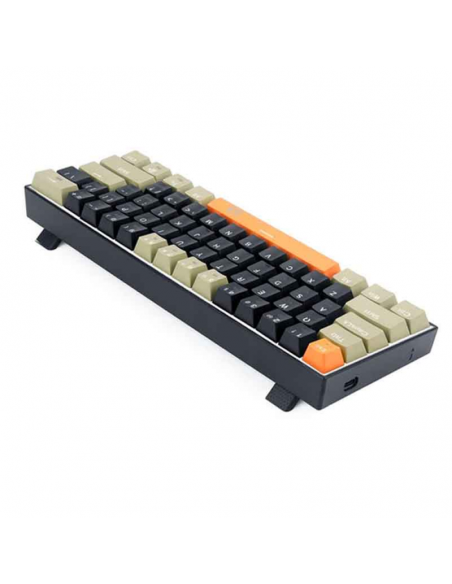 Clavier Redragon LAKSHMI K606-OG - Gris/Noir Clavier Redragon LAKSHMI K606-OG - Gris/Noir