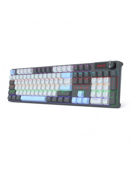 Clavier Gamer Redragon Caesura K718 RGB Gris (K718GB-R) Clavier Gamer Redragon Caesura K718 RGB Gris (K718GB-R)