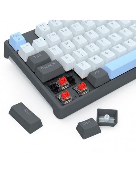 Clavier Gamer Redragon Caesura K718 RGB Gris(K718GB-R) Clavier Gamer Redragon Caesura K718 RGB Gris(K718GB-R)