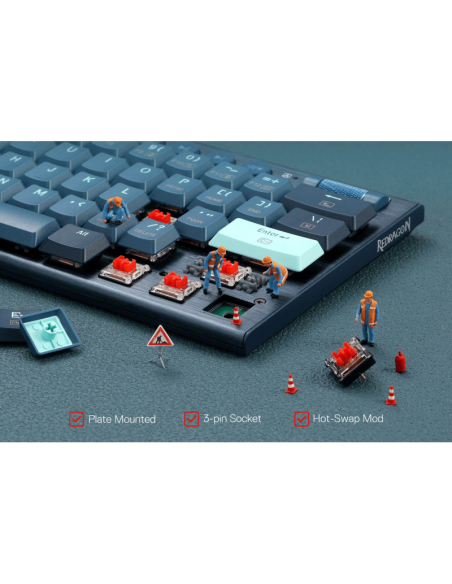 Redragon K632 Noctis Pro Clavier Gamer Mécanique Redragon K632 Noctis Pro Clavier Gamer Mécanique