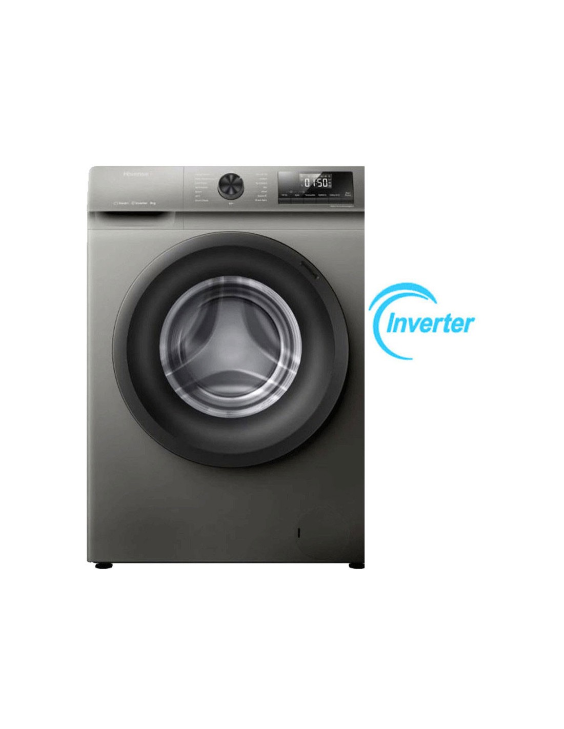 Machine à laver Hisense WFQP8014EVMT 8Kg Silver