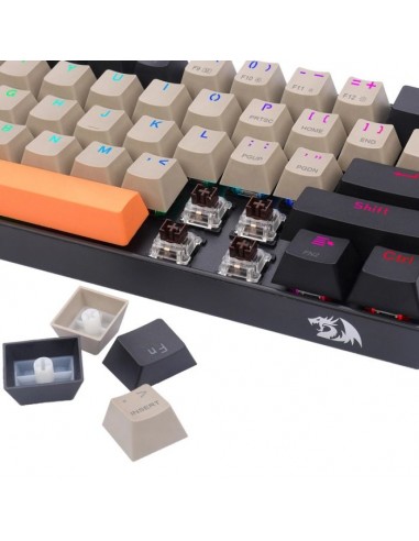 Clavier Gamer Mécanique REDRAGON K530 PRO Draconic 60% Compact(k530-OG&GY&BK)