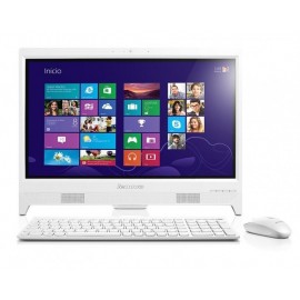 Pc de bureau Lenovo All-in-One C260 / Quad Core / 4 Go / Blanc