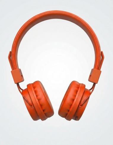 casque audio sans fil Orange avec lecteur Micro SD casque audio sans fil Orange avec lecteur Micro SD