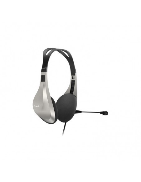 casque filaire Havit H205D Silver vue latérale