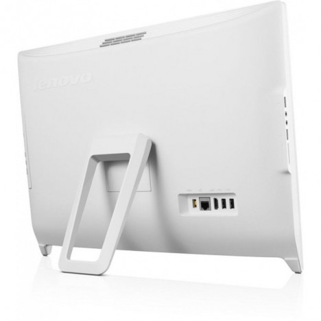 Pc de bureau Lenovo All-in-One C260 / Quad Core / 4 Go / Blanc