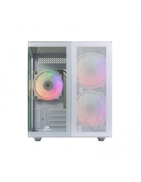 Boitier Pc Gamer Redragon Pagos GC-580 2X FAN ARGB M-ATX Blanc(GC-580-WH)