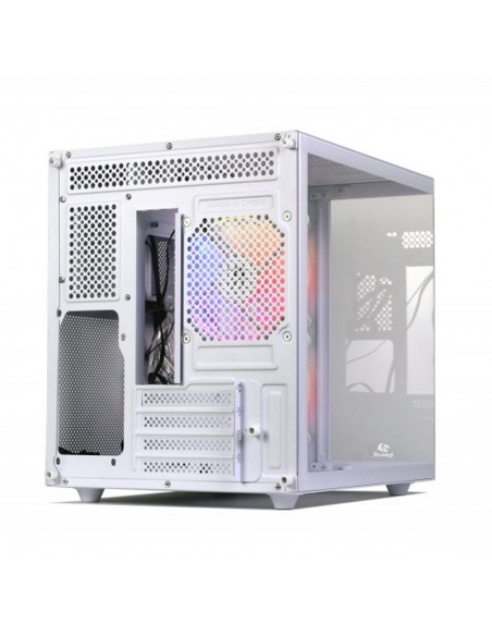 Boitier Pc Gamer Redragon Pagos GC-580 2X FAN ARGB M-ATX Blanc(GC-580-WH)