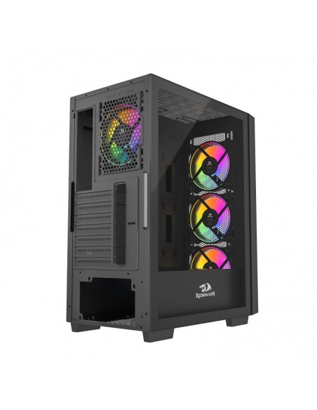 Boitier Gamer REDRAGON PACKTIS 3X FAN ARGB ATX - Noir(GC-620-BK)