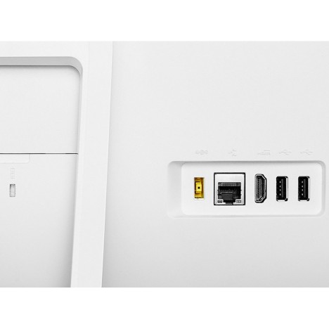 Pc de bureau Lenovo All-in-One C260 / Quad Core / 4 Go / Blanc