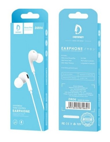 Casque filaire Denmen 3,5 mm (DR06) Casque filaire Denmen 3,5 mm (DR06)