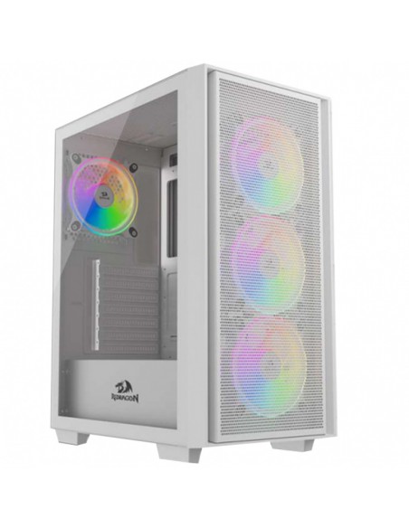 Boitier Pc Gamer Redragon GC-620 3X Fan ARGB M-ATX Blanc(GC-620-WH)