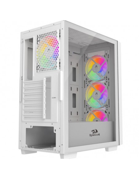 Boitier Pc Gamer Redragon GC-620 3X Fan ARGB M-ATX Blanc(GC-620-WH)