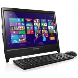 Pc de bureau Lenovo All-in-One C260 / Quad Core / 4 Go / Blanc