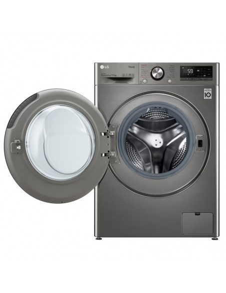 Lave linge LG F4YSEYGYPV grande capacité familiale Silver Lave linge LG F4YSEYGYPV grande capacité familiale Silver