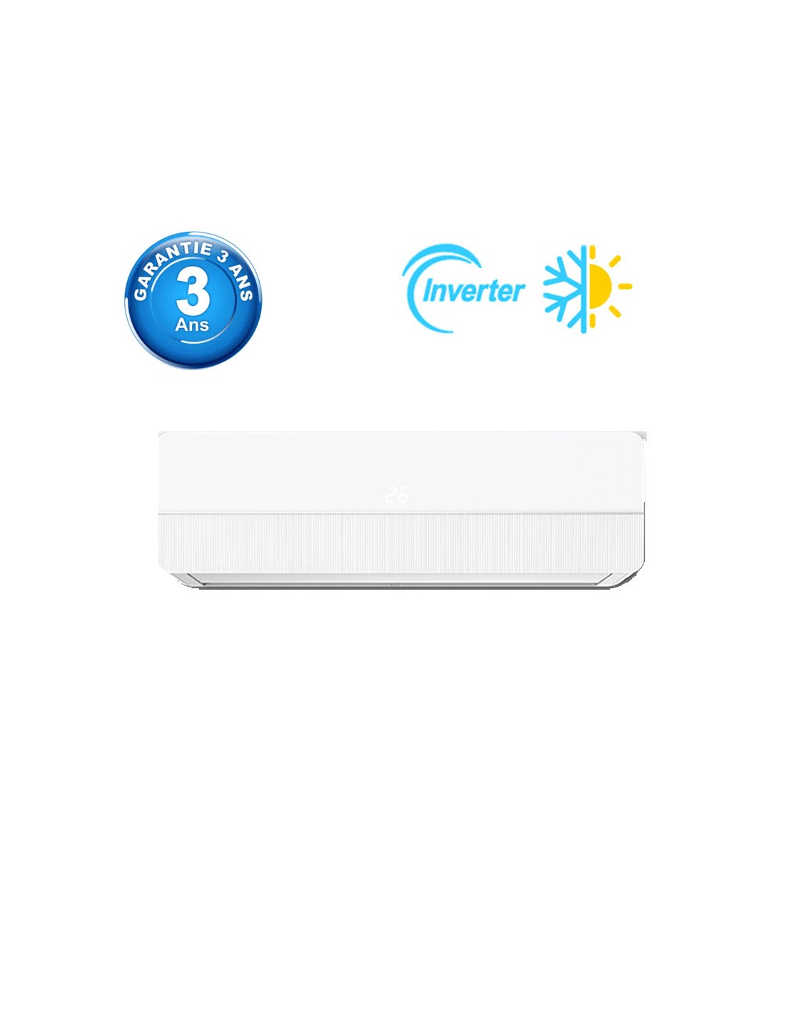 Climatiseur Maxwell 9000 Inverter