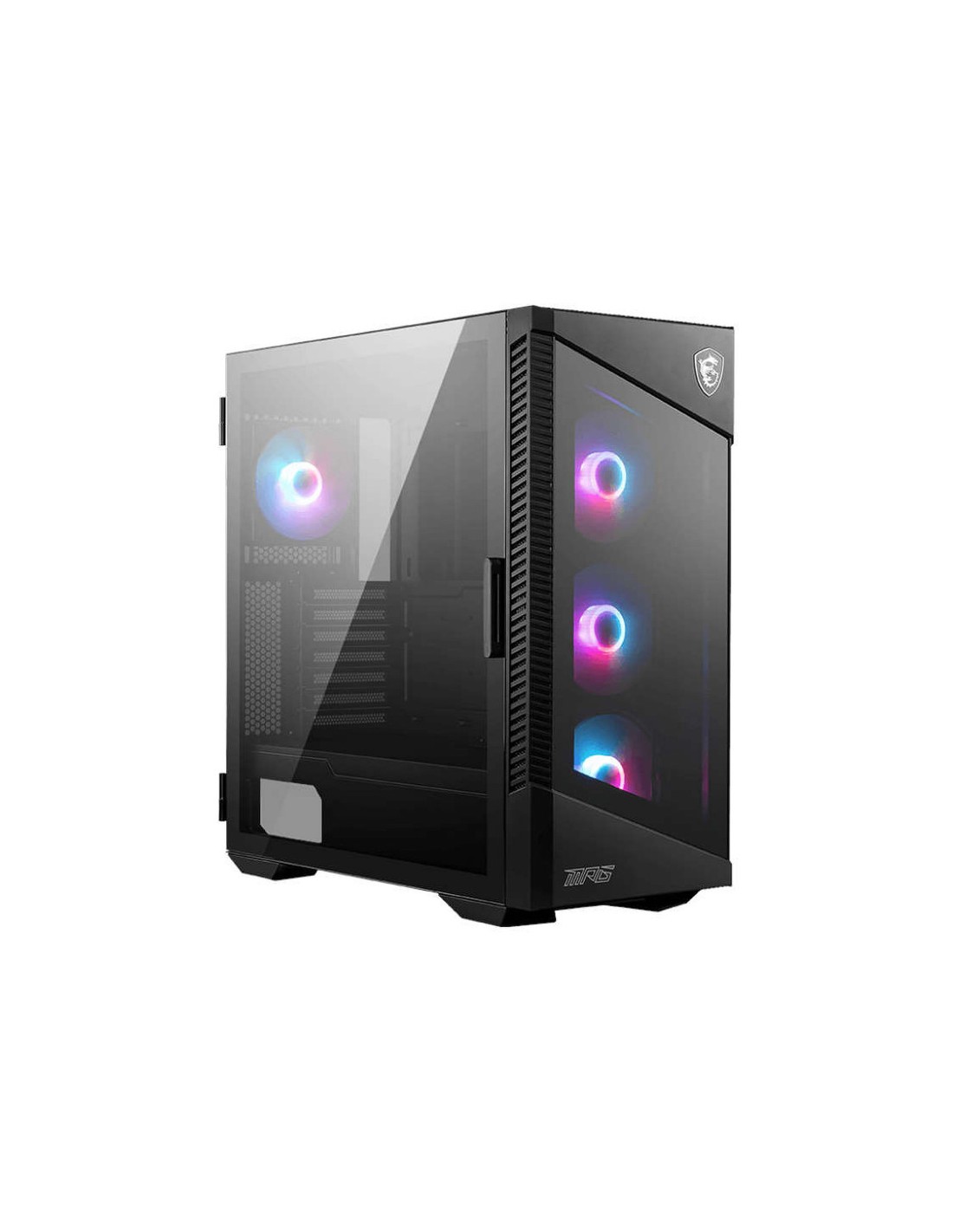 boîtier gamer MSI avec verre trempé RGB