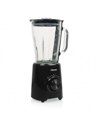 Blender TRISTAR 1,5 Litres - 4 Lames 500 Watts - Bol en Verre - Noir (BL-4477) Blender TRISTAR 1,5 Litres - 4 Lames 500 Watts - Bol en Verre - Noir (BL-4477)