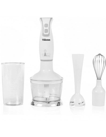 Mixeur Plongeant 3en1 TRISTAR - 0.6 Litres - Blanc (‎MX-4801)