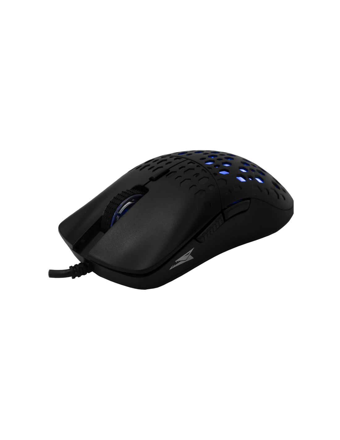 Souris gamer noire Baracuda OCTOPUS avec design léger et LED RGB
