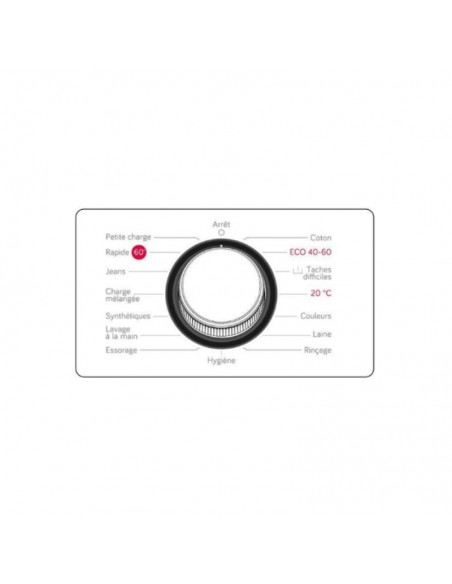 Lave Linge Brandt 8kg Frontal BLF842B - Noir(BLF842B)