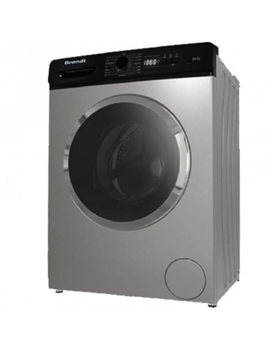 Machine à Laver Frontale BRANDT BLF942QSBL / Inverter / 9 Kg / 1400Tr / Silver(BLF942QSB)