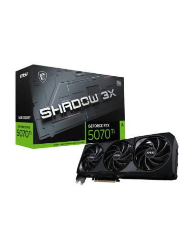 MSI GeForce RTX 5070 Ti 16G SHADOW 3X OC Carte Graphique Gamer ( 912-V531-085)
