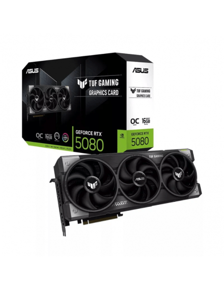 ASUS TUF RTX 5080 GeForce 16GB GDDR7 Carte Graphique Gaming (90YV0M30-M0NA00)