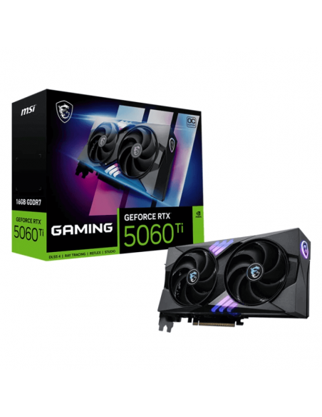 MSI 5060 Ti GAMING OC 16G Carte Graphique – GeForce RTX 5060 Ti (912-V535-006) MSI 5060 Ti GAMING OC 16G Carte Graphique – GeForce RTX 5060 Ti (912-V535-006)