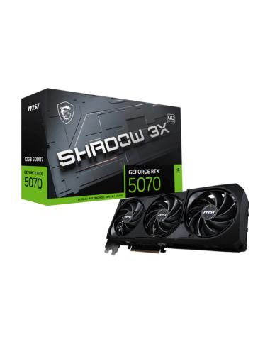 RTX 5070 SHADOW 2X OC – Carte Graphique Gamer MSI GeForce 12 Go(912-V532-005)