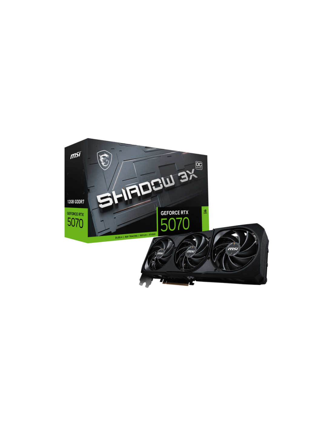 RTX 5070 SHADOW 3X carte graphique MSI hautes performances