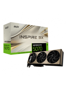 RTX 5070 INSPIRE 3X – Carte Graphique Gamer MSI GeForce 12 Go OC(912-V532-006)