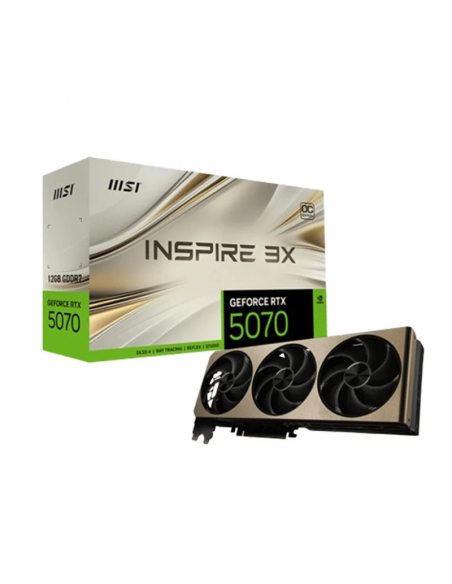 RTX 5070 Ti Gaming OC MSI GeForce INSPIRE 3X 16G – Carte Graphique Gamer( 912-V531-281) RTX 5070 Ti Gaming OC MSI GeForce INSPIRE 3X 16G – Carte Graphique Gamer( 912-V531-281)