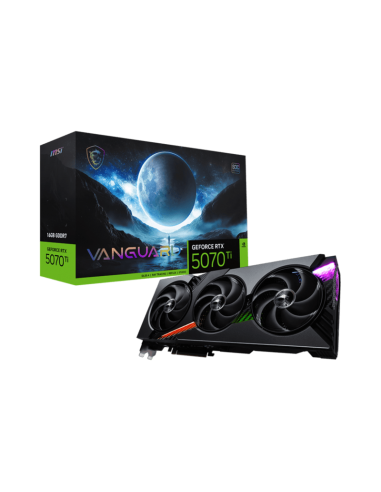 MSI RTX 5070 Ti Vanguard 16G GeForce – Carte Graphique Gamer SOC(912-V531-074)