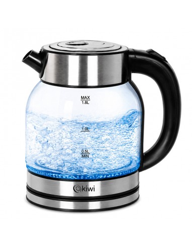 Bouilloire électrique noire KIWI KK-3333 2000W élément chauffant caché Bouilloire électrique noire KIWI KK-3333 2000W élément chauffant caché