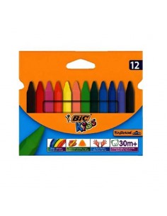 Pastel Bic Kids PLastidecor Box de 12 (3086124000789)